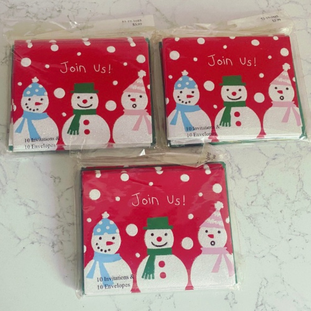 30 Sealed Christmas Party Invitations